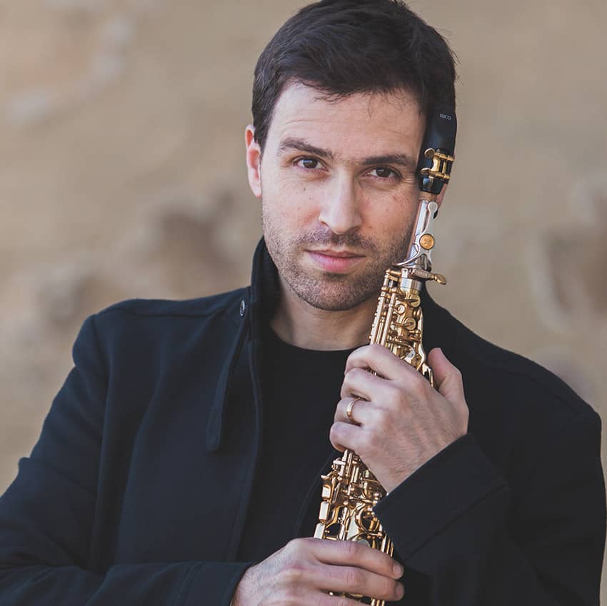Saxofonista João Pedro Silva
